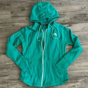 Ladies North Face Full Zip Hooded Sweatshirt